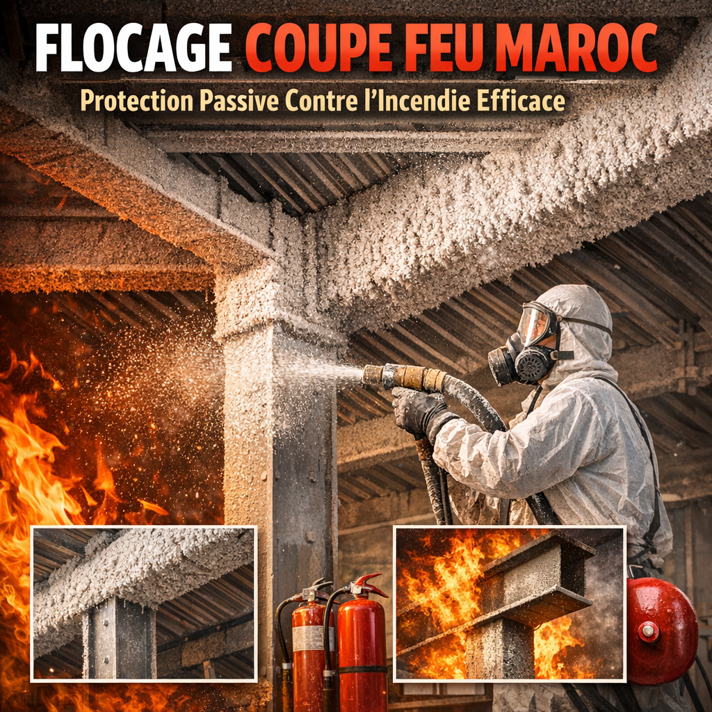 Flocage coupe feu Maroc